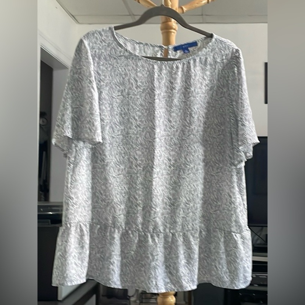 APT. 9 black and white women’s top blouse XL